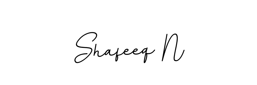 It looks lik you need a new signature style for name Shafeeq N. Design unique handwritten (BallpointsItalic-DORy9) signature with our free signature maker in just a few clicks. Shafeeq N signature style 11 images and pictures png