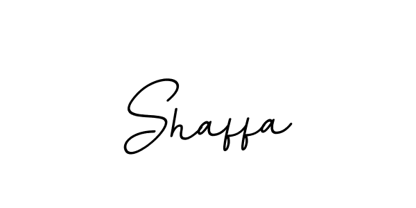 Design your own signature with our free online signature maker. With this signature software, you can create a handwritten (BallpointsItalic-DORy9) signature for name Shaffa. Shaffa signature style 11 images and pictures png