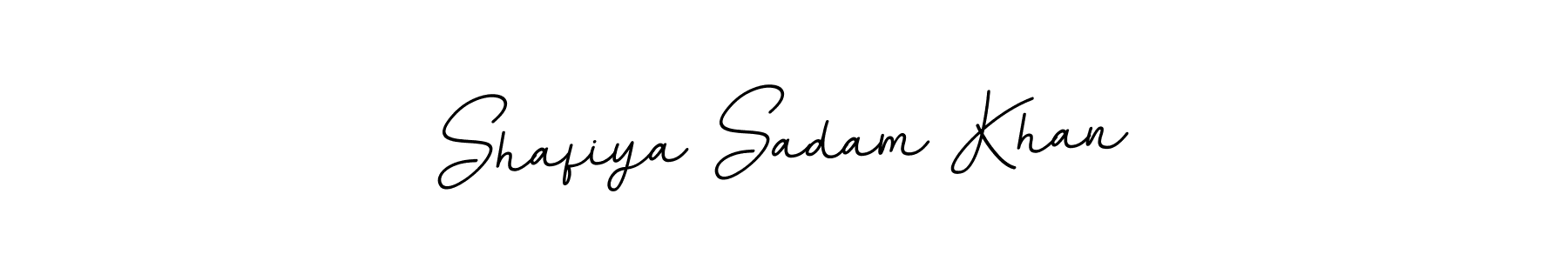 It looks lik you need a new signature style for name Shafiya Sadam Khan. Design unique handwritten (BallpointsItalic-DORy9) signature with our free signature maker in just a few clicks. Shafiya Sadam Khan signature style 11 images and pictures png