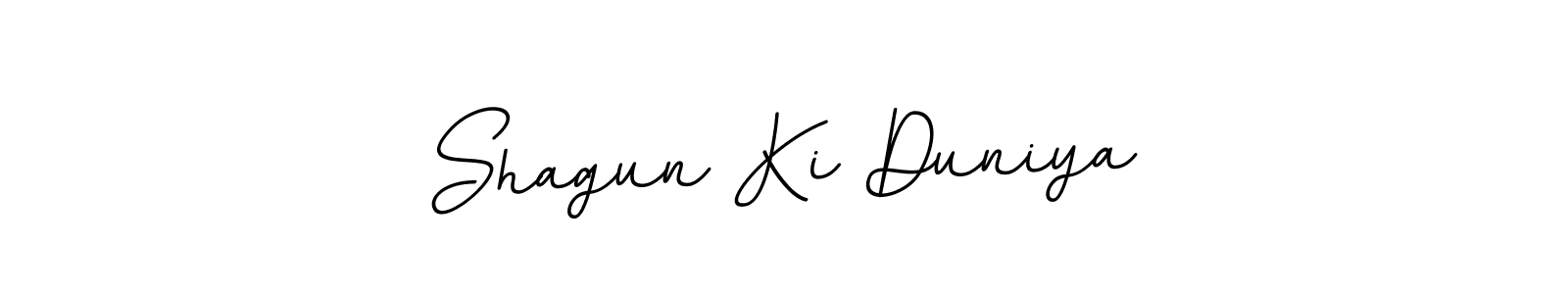 Shagun Ki Duniya stylish signature style. Best Handwritten Sign (BallpointsItalic-DORy9) for my name. Handwritten Signature Collection Ideas for my name Shagun Ki Duniya. Shagun Ki Duniya signature style 11 images and pictures png