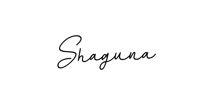 Use a signature maker to create a handwritten signature online. With this signature software, you can design (BallpointsItalic-DORy9) your own signature for name Shaguna. Shaguna signature style 11 images and pictures png