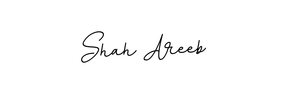 Make a beautiful signature design for name Shah Areeb. With this signature (BallpointsItalic-DORy9) style, you can create a handwritten signature for free. Shah Areeb signature style 11 images and pictures png