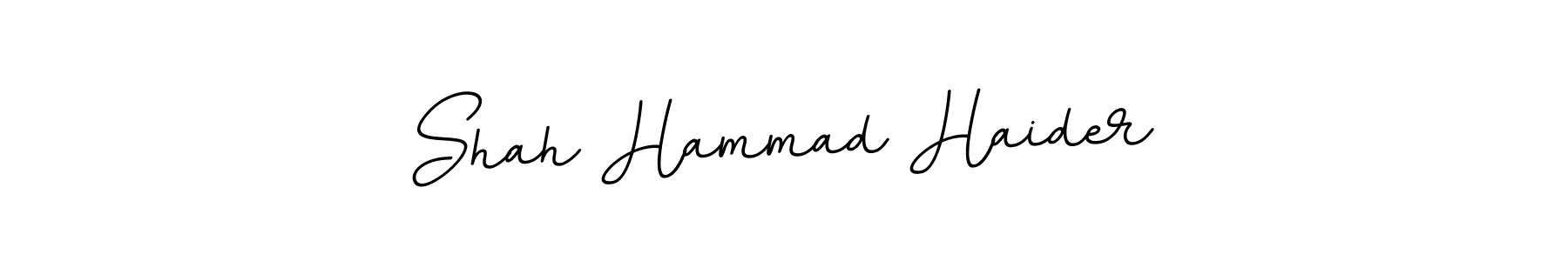 Shah Hammad Haider stylish signature style. Best Handwritten Sign (BallpointsItalic-DORy9) for my name. Handwritten Signature Collection Ideas for my name Shah Hammad Haider. Shah Hammad Haider signature style 11 images and pictures png