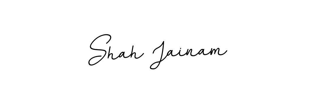 You should practise on your own different ways (BallpointsItalic-DORy9) to write your name (Shah Jainam) in signature. don't let someone else do it for you. Shah Jainam signature style 11 images and pictures png