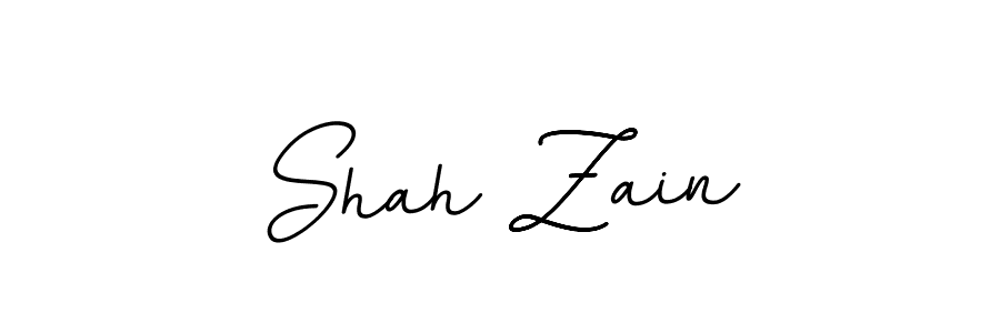 Use a signature maker to create a handwritten signature online. With this signature software, you can design (BallpointsItalic-DORy9) your own signature for name Shah Zain. Shah Zain signature style 11 images and pictures png