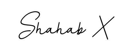 Use a signature maker to create a handwritten signature online. With this signature software, you can design (BallpointsItalic-DORy9) your own signature for name Shahab X. Shahab X signature style 11 images and pictures png