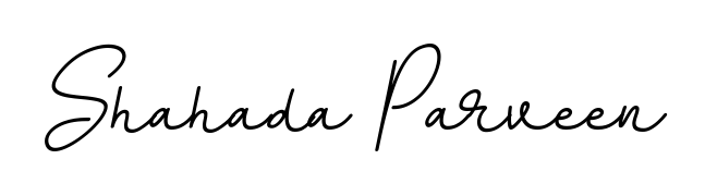 Explore multiple handwriting variations for Shahada Parveen including this stunning BallpointsItalic-DORy9 design. Free to use across all platforms. Shahada Parveen signature style 11 images and pictures png