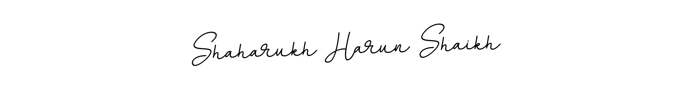 You should practise on your own different ways (BallpointsItalic-DORy9) to write your name (Shaharukh Harun Shaikh) in signature. don't let someone else do it for you. Shaharukh Harun Shaikh signature style 11 images and pictures png