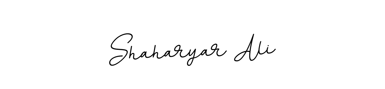 Design your own signature with our free online signature maker. With this signature software, you can create a handwritten (BallpointsItalic-DORy9) signature for name Shaharyar Ali. Shaharyar Ali signature style 11 images and pictures png