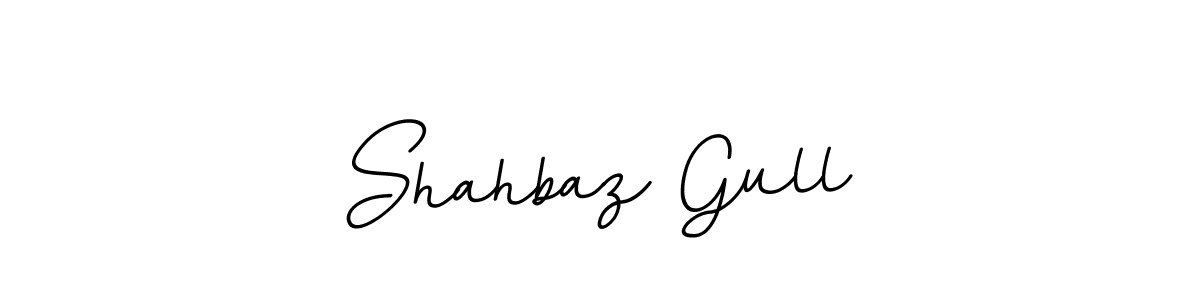 Design your own signature with our free online signature maker. With this signature software, you can create a handwritten (BallpointsItalic-DORy9) signature for name Shahbaz Gull. Shahbaz Gull signature style 11 images and pictures png