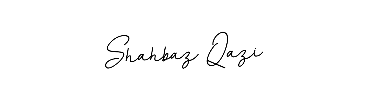 You should practise on your own different ways (BallpointsItalic-DORy9) to write your name (Shahbaz Qazi) in signature. don't let someone else do it for you. Shahbaz Qazi signature style 11 images and pictures png