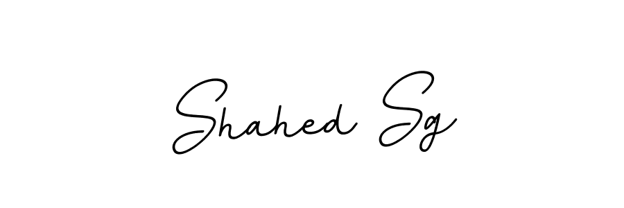How to make Shahed Sg name signature. Use BallpointsItalic-DORy9 style for creating short signs online. This is the latest handwritten sign. Shahed Sg signature style 11 images and pictures png