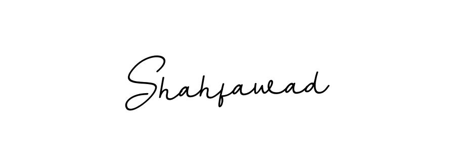 How to make Shahfawad name signature. Use BallpointsItalic-DORy9 style for creating short signs online. This is the latest handwritten sign. Shahfawad signature style 11 images and pictures png