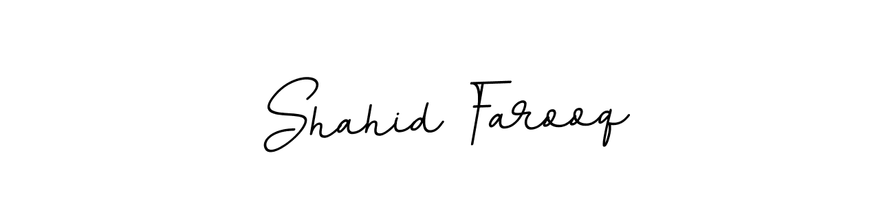 The best way (BallpointsItalic-DORy9) to make a short signature is to pick only two or three words in your name. The name Shahid Farooq include a total of six letters. For converting this name. Shahid Farooq signature style 11 images and pictures png