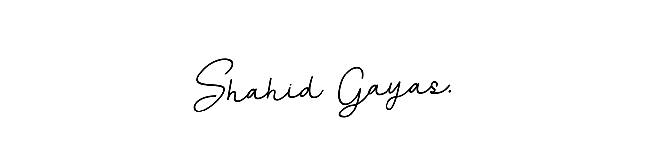 This is the best signature style for the Shahid Gayas. name. Also you like these signature font (BallpointsItalic-DORy9). Mix name signature. Shahid Gayas. signature style 11 images and pictures png