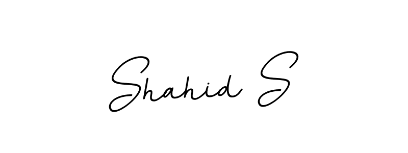 Make a beautiful signature design for name Shahid S. Use this online signature maker to create a handwritten signature for free. Shahid S signature style 11 images and pictures png