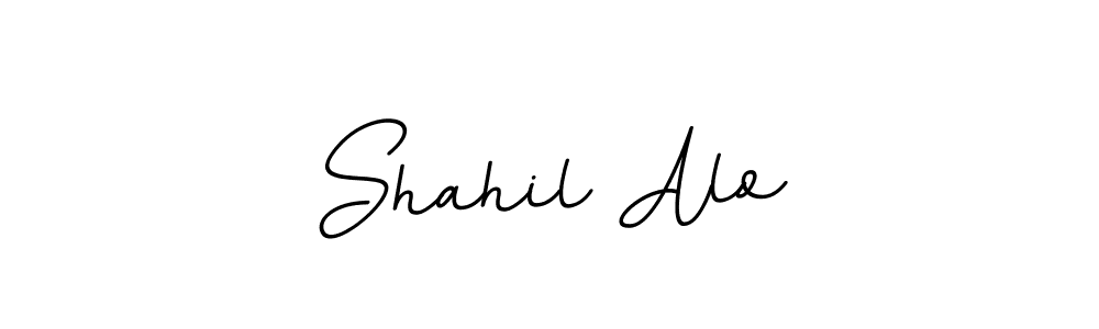 Similarly BallpointsItalic-DORy9 is the best handwritten signature design. Signature creator online .You can use it as an online autograph creator for name Shahil Alo. Shahil Alo signature style 11 images and pictures png