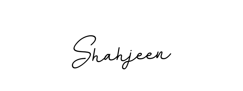 Use a signature maker to create a handwritten signature online. With this signature software, you can design (BallpointsItalic-DORy9) your own signature for name Shahjeen. Shahjeen signature style 11 images and pictures png