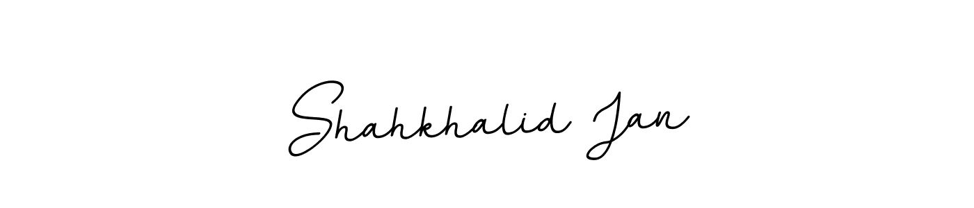 How to Draw Shahkhalid Jan signature style? BallpointsItalic-DORy9 is a latest design signature styles for name Shahkhalid Jan. Shahkhalid Jan signature style 11 images and pictures png
