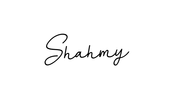 How to make Shahmy name signature. Use BallpointsItalic-DORy9 style for creating short signs online. This is the latest handwritten sign. Shahmy signature style 11 images and pictures png