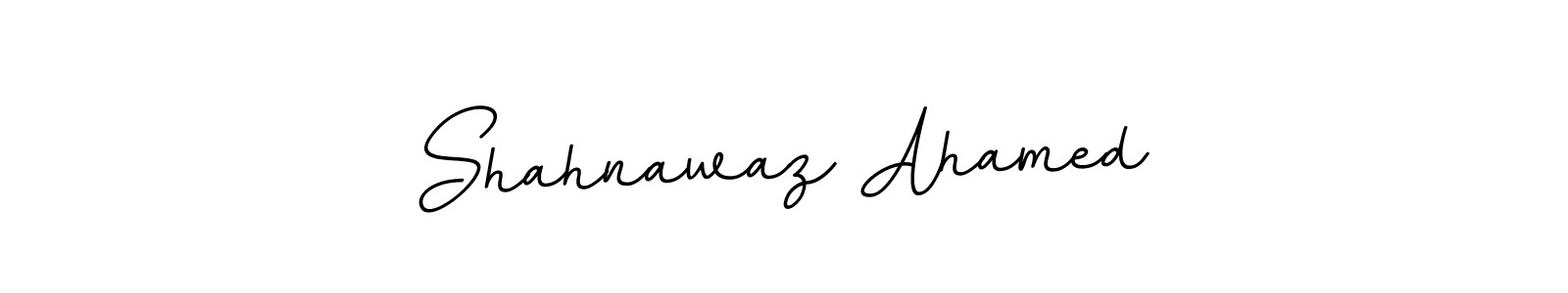How to make Shahnawaz Ahamed name signature. Use BallpointsItalic-DORy9 style for creating short signs online. This is the latest handwritten sign. Shahnawaz Ahamed signature style 11 images and pictures png
