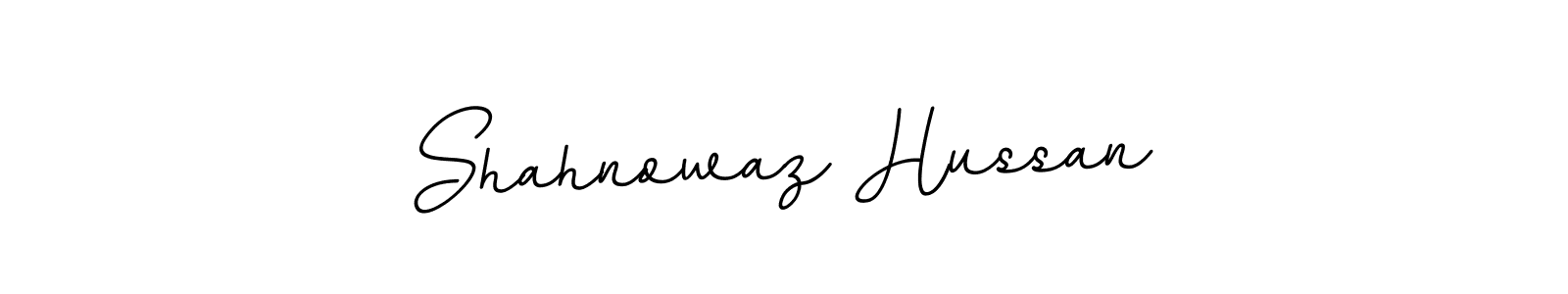 Make a beautiful signature design for name Shahnowaz Hussan. With this signature (BallpointsItalic-DORy9) style, you can create a handwritten signature for free. Shahnowaz Hussan signature style 11 images and pictures png