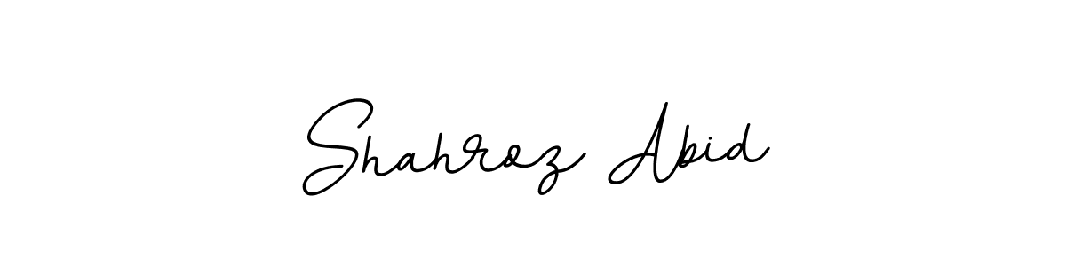 Make a beautiful signature design for name Shahroz Abid. With this signature (BallpointsItalic-DORy9) style, you can create a handwritten signature for free. Shahroz Abid signature style 11 images and pictures png