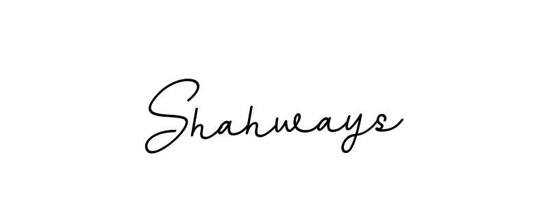 The best way (BallpointsItalic-DORy9) to make a short signature is to pick only two or three words in your name. The name Shahways include a total of six letters. For converting this name. Shahways signature style 11 images and pictures png