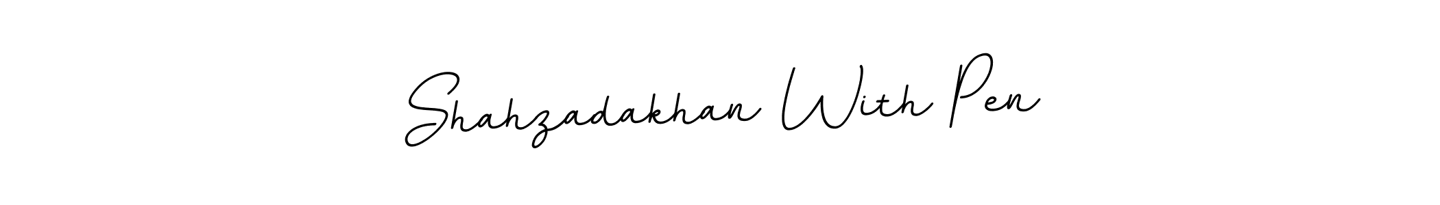 How to Draw Shahzadakhan With Pen signature style? BallpointsItalic-DORy9 is a latest design signature styles for name Shahzadakhan With Pen. Shahzadakhan With Pen signature style 11 images and pictures png