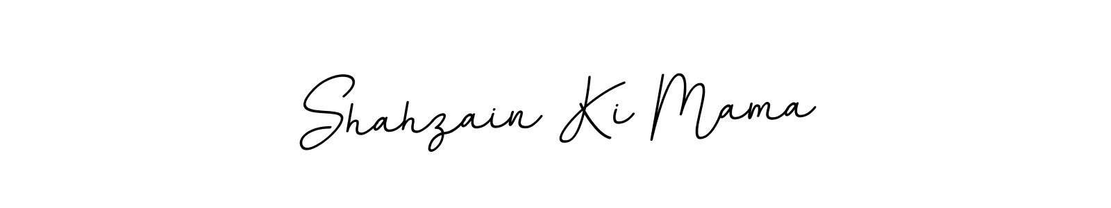Use a signature maker to create a handwritten signature online. With this signature software, you can design (BallpointsItalic-DORy9) your own signature for name Shahzain Ki Mama. Shahzain Ki Mama signature style 11 images and pictures png