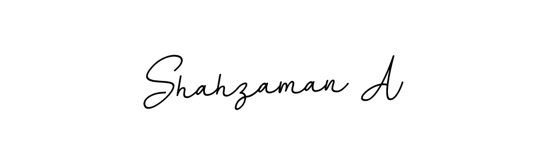 It looks lik you need a new signature style for name Shahzaman A. Design unique handwritten (BallpointsItalic-DORy9) signature with our free signature maker in just a few clicks. Shahzaman A signature style 11 images and pictures png