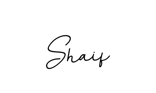 How to make Shaif name signature. Use BallpointsItalic-DORy9 style for creating short signs online. This is the latest handwritten sign. Shaif signature style 11 images and pictures png