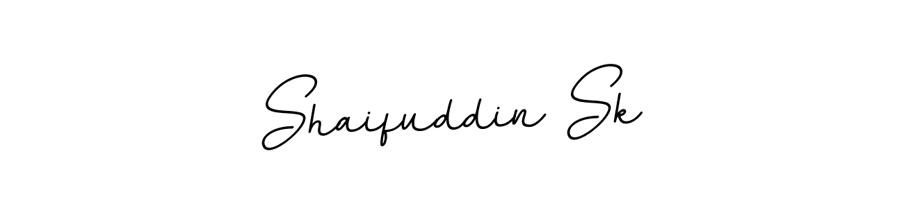 Make a beautiful signature design for name Shaifuddin Sk. With this signature (BallpointsItalic-DORy9) style, you can create a handwritten signature for free. Shaifuddin Sk signature style 11 images and pictures png