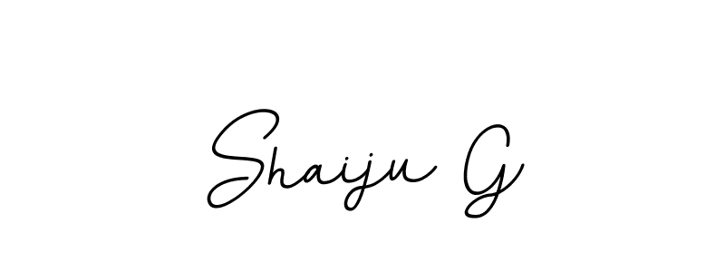 Shaiju G stylish signature style. Best Handwritten Sign (BallpointsItalic-DORy9) for my name. Handwritten Signature Collection Ideas for my name Shaiju G. Shaiju G signature style 11 images and pictures png