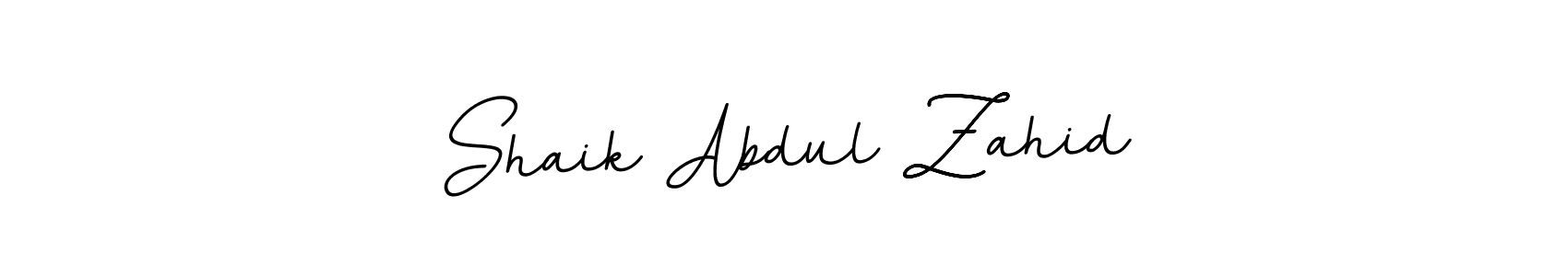 You should practise on your own different ways (BallpointsItalic-DORy9) to write your name (Shaik Abdul Zahid) in signature. don't let someone else do it for you. Shaik Abdul Zahid signature style 11 images and pictures png