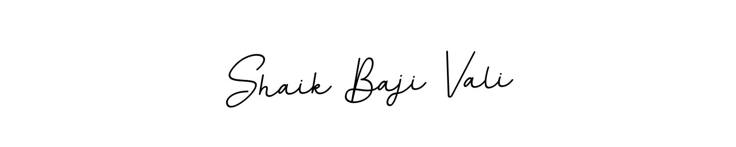 Design your own signature with our free online signature maker. With this signature software, you can create a handwritten (BallpointsItalic-DORy9) signature for name Shaik Baji Vali. Shaik Baji Vali signature style 11 images and pictures png