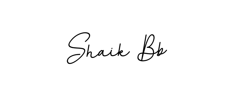 Use a signature maker to create a handwritten signature online. With this signature software, you can design (BallpointsItalic-DORy9) your own signature for name Shaik Bb. Shaik Bb signature style 11 images and pictures png