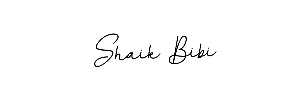 How to make Shaik Bibi name signature. Use BallpointsItalic-DORy9 style for creating short signs online. This is the latest handwritten sign. Shaik Bibi signature style 11 images and pictures png