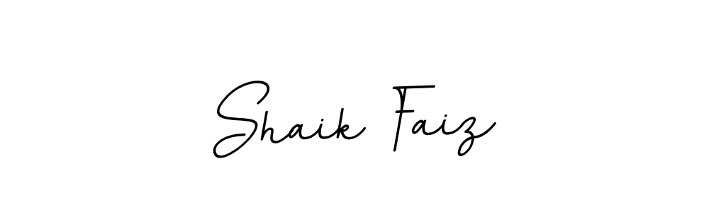 The best way (BallpointsItalic-DORy9) to make a short signature is to pick only two or three words in your name. The name Shaik Faiz include a total of six letters. For converting this name. Shaik Faiz signature style 11 images and pictures png