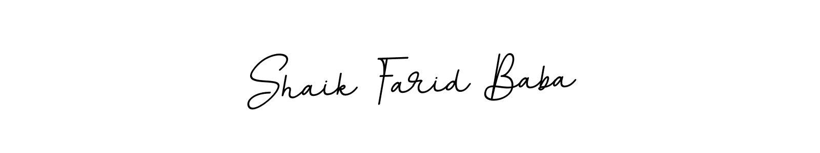 Also You can easily find your signature by using the search form. We will create Shaik Farid Baba name handwritten signature images for you free of cost using BallpointsItalic-DORy9 sign style. Shaik Farid Baba signature style 11 images and pictures png