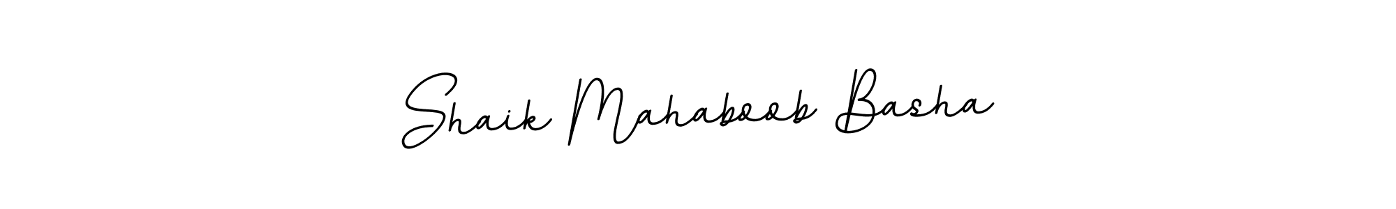 Design your own signature with our free online signature maker. With this signature software, you can create a handwritten (BallpointsItalic-DORy9) signature for name Shaik Mahaboob Basha. Shaik Mahaboob Basha signature style 11 images and pictures png