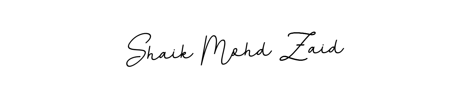 Use a signature maker to create a handwritten signature online. With this signature software, you can design (BallpointsItalic-DORy9) your own signature for name Shaik Mohd Zaid. Shaik Mohd Zaid signature style 11 images and pictures png