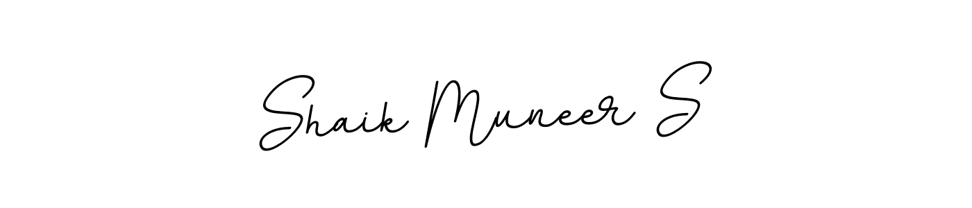 if you are searching for the best signature style for your name Shaik Muneer S. so please give up your signature search. here we have designed multiple signature styles  using BallpointsItalic-DORy9. Shaik Muneer S signature style 11 images and pictures png