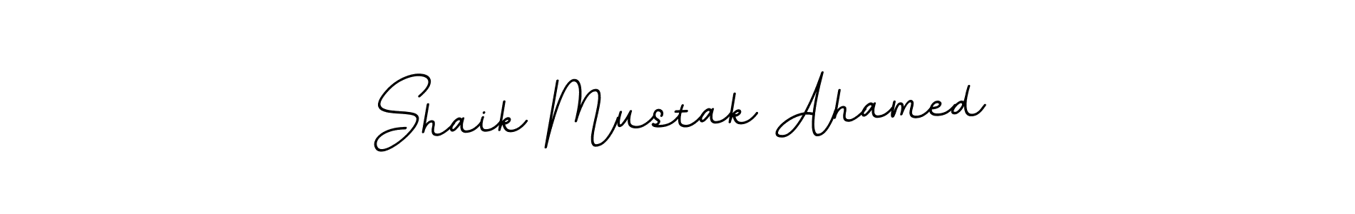 Make a beautiful signature design for name Shaik Mustak Ahamed. With this signature (BallpointsItalic-DORy9) style, you can create a handwritten signature for free. Shaik Mustak Ahamed signature style 11 images and pictures png