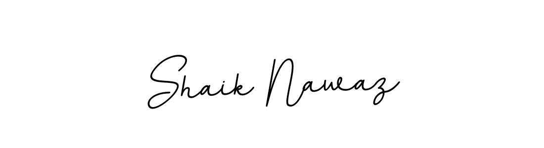 How to make Shaik Nawaz name signature. Use BallpointsItalic-DORy9 style for creating short signs online. This is the latest handwritten sign. Shaik Nawaz signature style 11 images and pictures png