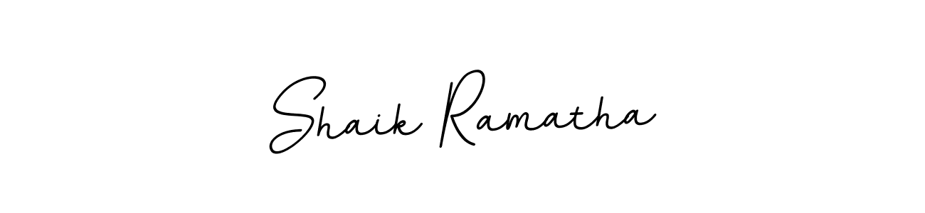 Use a signature maker to create a handwritten signature online. With this signature software, you can design (BallpointsItalic-DORy9) your own signature for name Shaik Ramatha. Shaik Ramatha signature style 11 images and pictures png