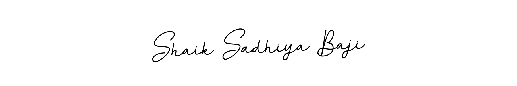 It looks lik you need a new signature style for name Shaik Sadhiya Baji. Design unique handwritten (BallpointsItalic-DORy9) signature with our free signature maker in just a few clicks. Shaik Sadhiya Baji signature style 11 images and pictures png