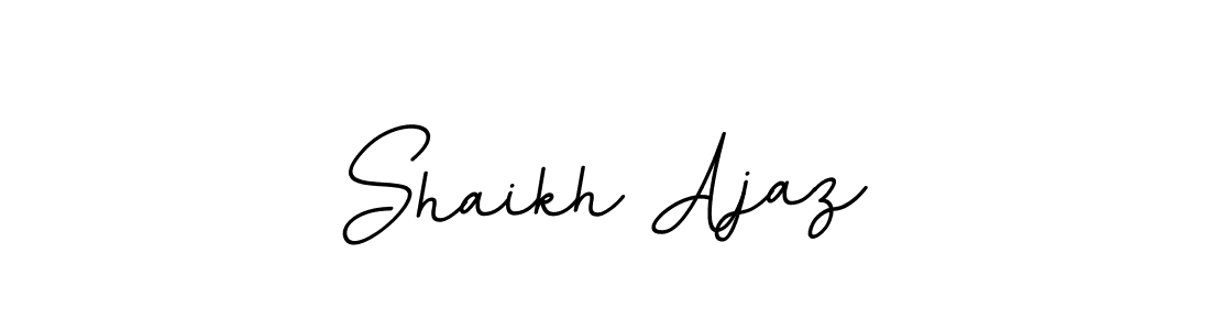 Design your own signature with our free online signature maker. With this signature software, you can create a handwritten (BallpointsItalic-DORy9) signature for name Shaikh Ajaz. Shaikh Ajaz signature style 11 images and pictures png