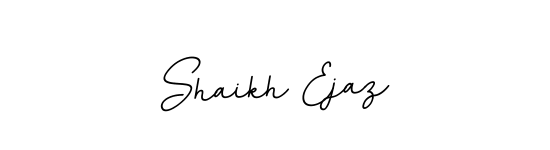 The best way (BallpointsItalic-DORy9) to make a short signature is to pick only two or three words in your name. The name Shaikh Ejaz include a total of six letters. For converting this name. Shaikh Ejaz signature style 11 images and pictures png