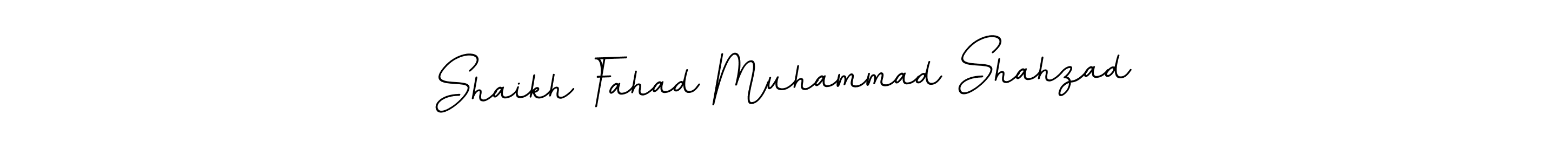 Use a signature maker to create a handwritten signature online. With this signature software, you can design (BallpointsItalic-DORy9) your own signature for name Shaikh Fahad Muhammad Shahzad. Shaikh Fahad Muhammad Shahzad signature style 11 images and pictures png